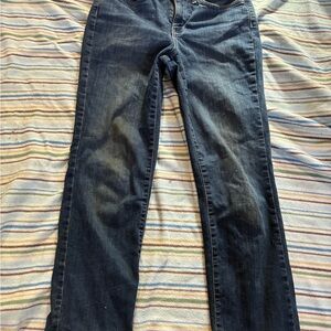 NYDJ Dark Blue Straight Leg Jeans